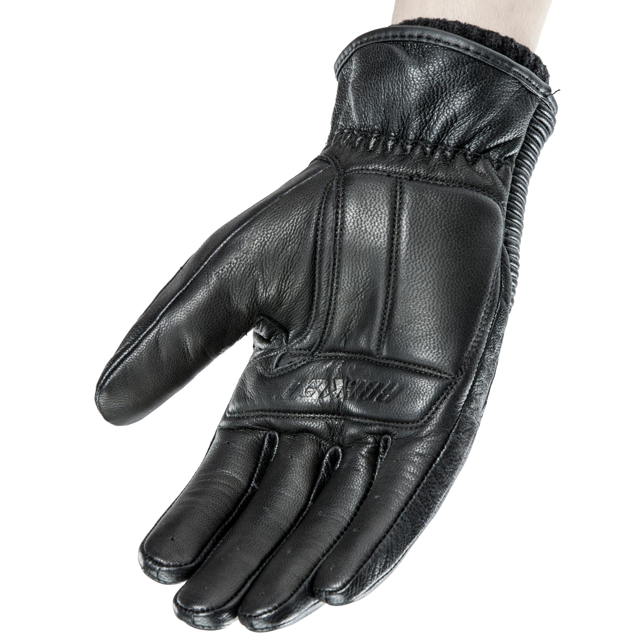 Cafe Racer Leather Motorcycle Gloves
