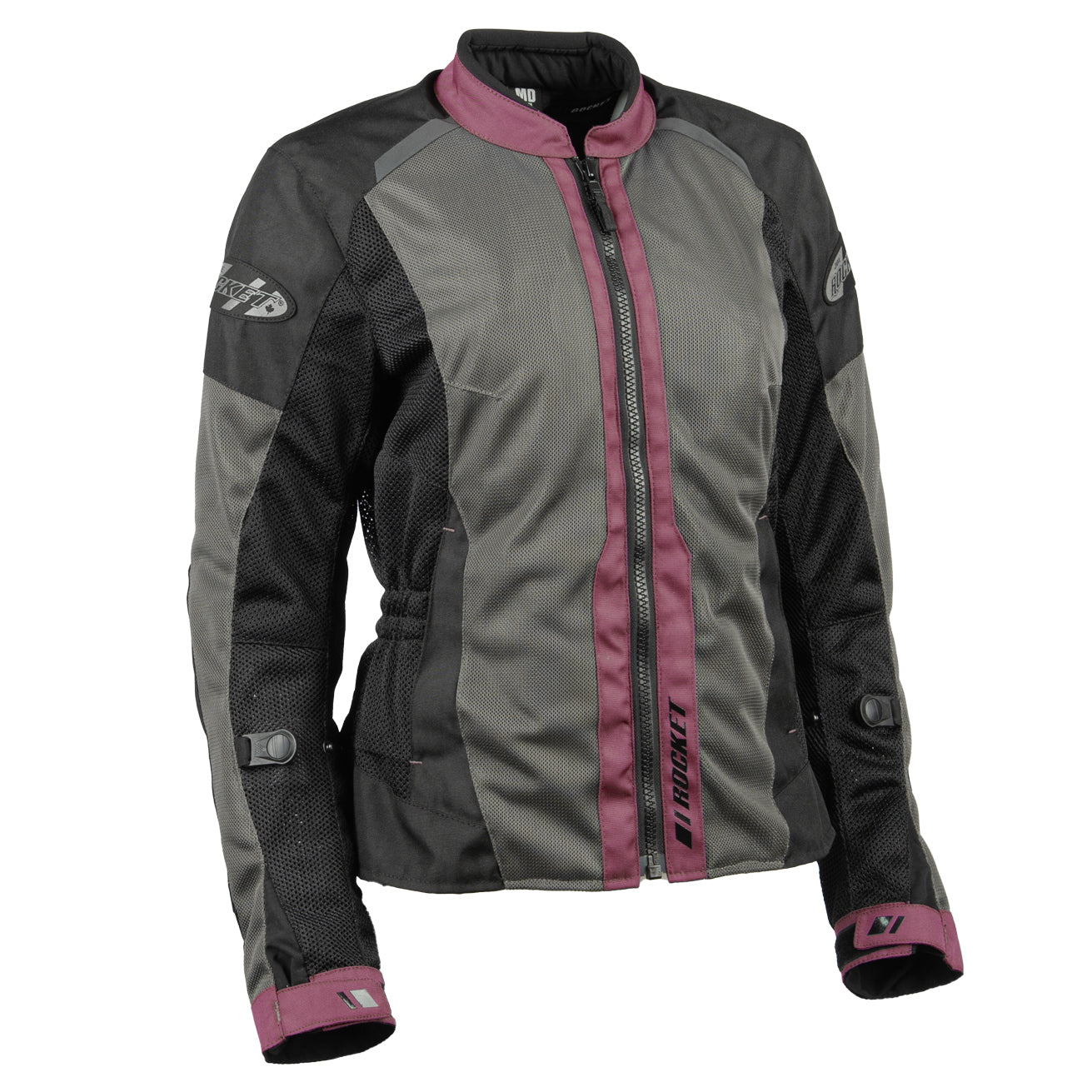 Joe Rocket Canada Stratos womens mesh motorcycle jacket merlot