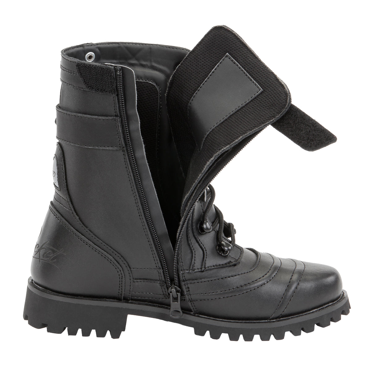 Lady Combat Leather Boots