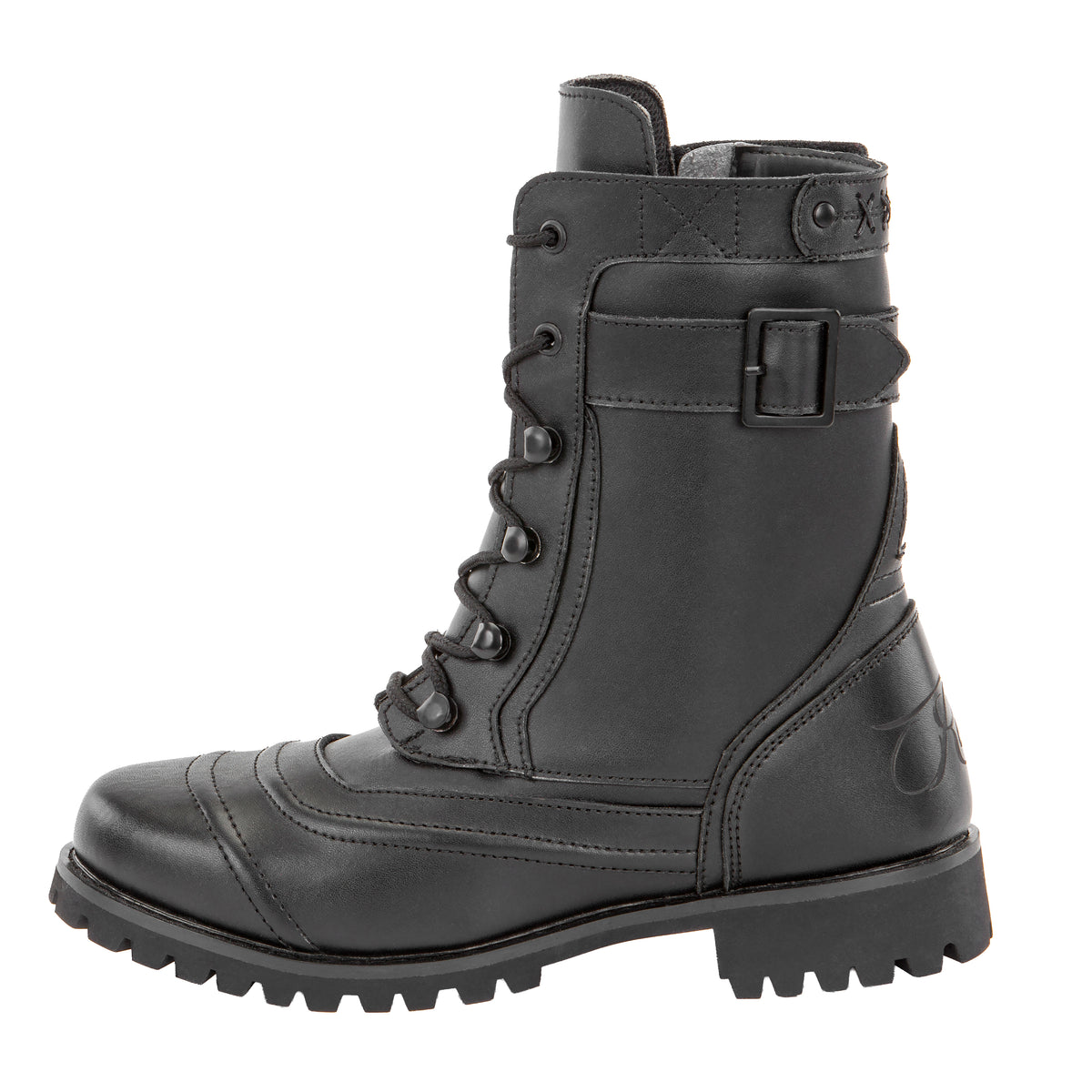 Lady Combat Leather Boots