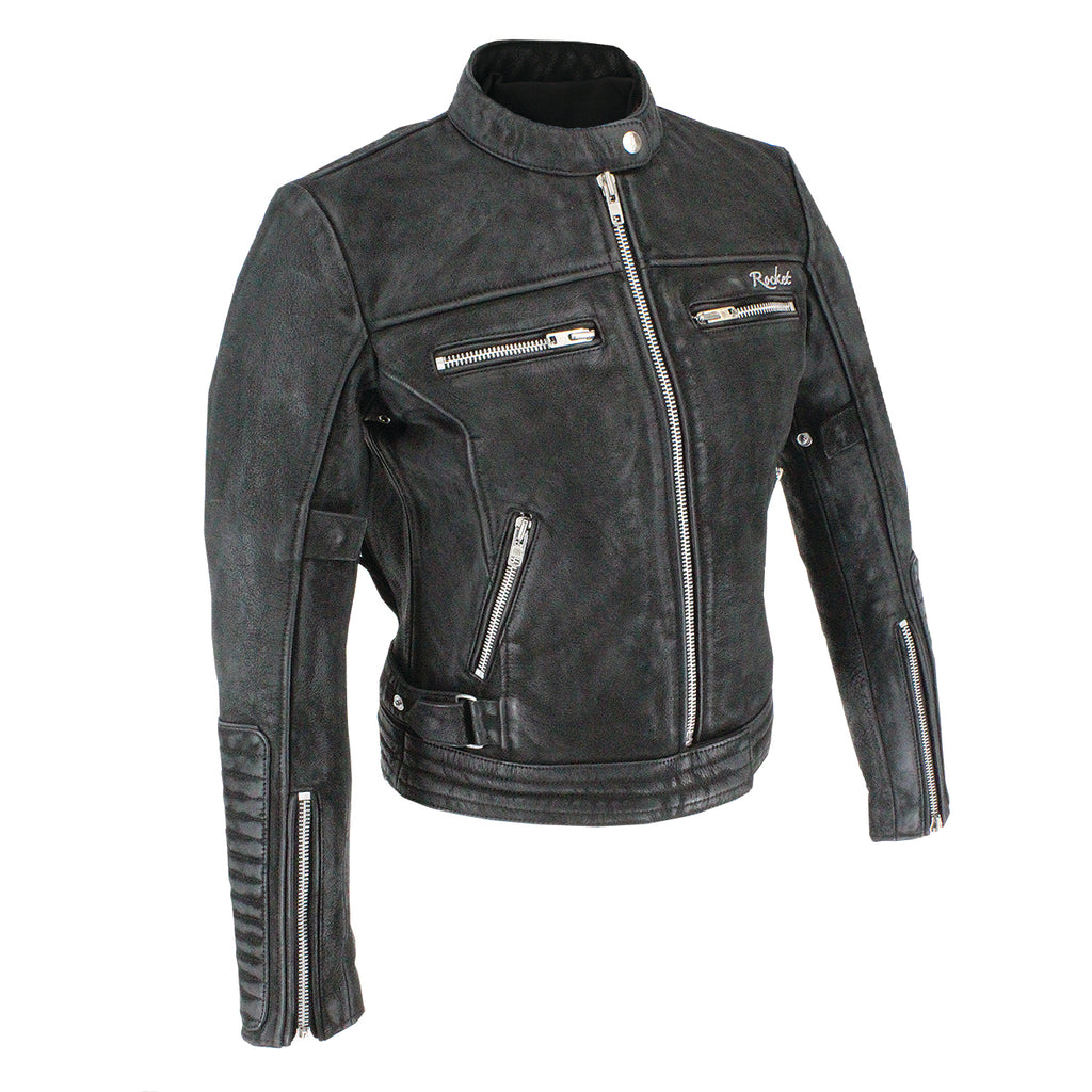 Wicked Womens Leather Motorcycle Jacket - Joe Rocket®